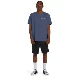 ABYZT02256_ARCH FILL TEES Mavi Regular Fit Desenli Erkek T-Shirt