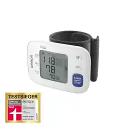 OMRON RS4 Automatic Wrist Blood Pressure Monitor, Test Winner Stiftung Warentest 11/2023, Clinically Validated, with Memory, Positioning Sensor for Accurate Measurement, Cuff Seat Control