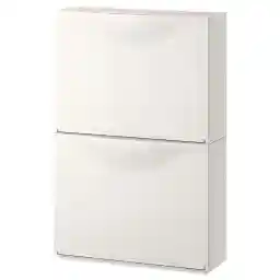 Ikea TRONES Shoe Cabinet/Storage Cabinet - White