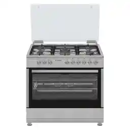 أريستون طباخ 5 شعلات AM9GC6KCX/ME - فضي 90×60 سم