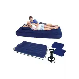 Bestway 67374 Şişme Yatak Yastıklı Pompalı 203x152x22 Cm
