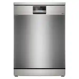 سيمنز آي كيو700 غسالة أطباق قائمة بذاتها SN27ZI86DM HC فضية بسعة 13 مكانًا