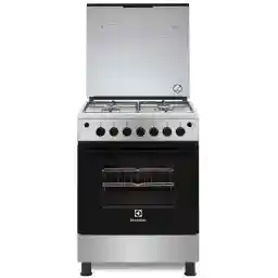 إلكترولوكس طباخ غاز EKG611A1OX ـ 60 سم، من الفولاذ المقاوم للصدأ ب 4 شعلات