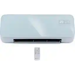 alpina Elektrische Verwarming en Ventilator - Ventilatorkachel 2000W - Convectorkachel voor Wandmontage - Wandventilator met Afstandsbediening - Instelbare Thermostaat en Timerfunctie - Wit