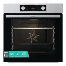 Gorenje BOP6737E02XK Built-in Oven 77 Litres 60 cm Hot Air EcoClean Enamel Air Fry Hanging Glass Oven Door Fast Pre-Heat PyroClean Removable Glass Door Maximum Oven Temperature 300 °C