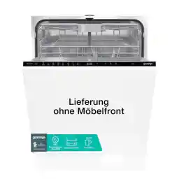 Gorenje GV 663 D60 Fully Integrated Dishwasher, 60 cm, 16 Place Settings, 3 Baskets, 8 Programmes, SpeedWash, TotalDry, Height-Adjustable Top Basket, Complete Overflow Protection