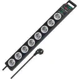 Brennenstuhl Super-Solid Power Strip, Black