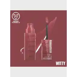 Super Stay Vinyl Ink Longwear Transfer Proof Gloss Lipstick - 40 WITTY