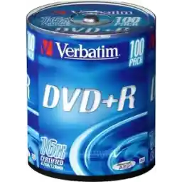 Verbatim DVD+R 16x 100er Spindel