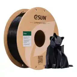 eSUN Polylactic Acid (PLA) Filament 1.75 mm, Reinforced Toughness 3D Printer Polylactic Acid (PLA), Dimensional Accuracy +/- 0.03 mm, 1 kg Spool (2.2 lbs) 3D Printing Filament for 3D Printers, Black