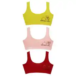 نیم تنه دخترانه ماییلدا مدل بدون پد کد 4686-1 بسته 3 عددی