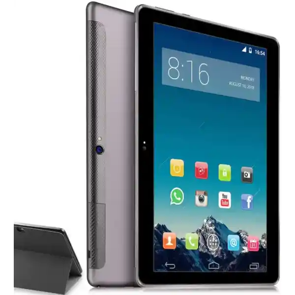 Tablet 10 Zoll mit Tastatur und Maus TOSCIDO, Octa-Core, 36GB+128GB(1TB TF), Android 14, 1920*1200 FHD, 4G LTE/SIM/5G WIFI, 8000mAh, 13MP+5MP, Schwarz