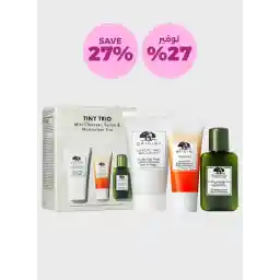 Tiny Trio Mini Cleanser, Serum & Moisturizer Trio, Savings 27%