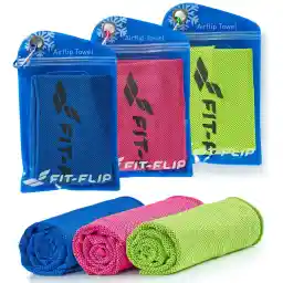 Cooling Hand-towel Set of 3 - For Hiking, Running, Tennis, Travel