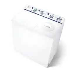 هيتاشي غسالة ملابس ذات حوضين علويين سعة 14 كغ مع مجفف نصف أوتوماتيكي سعة 12 كغ - أبيض PS1405SJ3CGXWH