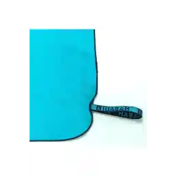 Decathlon Nabaiji Double Sided Microfiber Towel - Size L - Blue / Green - 80 X 130 Cm