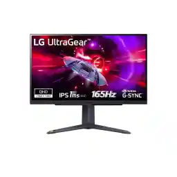 LG 27GR75Q-B 27” UltraGear QHD (2560 x 1440) IPS Display 165Hz Refresh Rate 1ms (GtG) Gaming Monitor