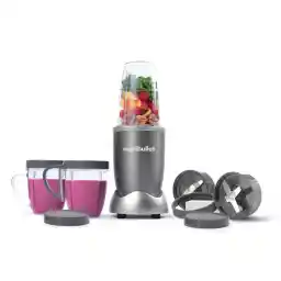 Nutribullet Multi-Function High Speed Blender, 600 Watts, 9pc Accessories, Mixer System With Nutrient Extractor, Smoothie Maker, 1-year limited warranty, Grey, NBR-1212M