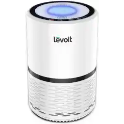 Levoit Air Purifier for Home, Quiet H13 HEPA Filter Removes 99.97% of Pollen, Allergy Particles, Dust, Smoke, Portable Air Cleaner for Bedroom with 3 Speeds, Night Light, Filter Change Reminder