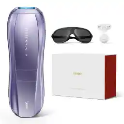 Ulike Laser Hair Removal Device Air 10 Ipl Gift for Women and Men, Ice Cool and Permanent Hair Reduction for Nearly Painless, Dual Lights, Skin Sensor & USHR Mode Hair Removal in 10mins from Home