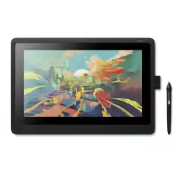 Wacom DTK1660K1D Liquid Tab LCD Pen Tablet Wacom Cintiq 16 FHD Black Original Custom Brush Set