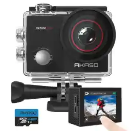 AKASO EK7000 Pro 4K Action Camera with 64GB microSDXC Memory Card