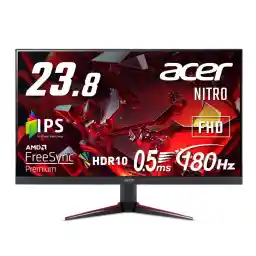 Acer VG240YM3bmiipx 23.8-inch Nitro Gaming Monitor, IPS, Full HD, 180Hz, 0.5ms, Headphone Port, Speaker, HDMI 2.0, AMD FreeSync Premium HDR 10, For PC/PS5/Xbox X/S (Amazon.co.jp Exclusive)