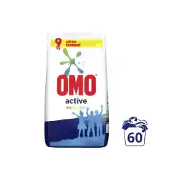 Omo Matik Toz Çamaşır Deterjanı 9KG Beyazlar ve Renkliler (60 Yıkama)