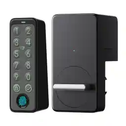 SwitchBot Smart Lock & Fingerprint Keypad Set, Smart Home, Auto Lock, Passcode, Alexa, Google Home, Siri, LINE, Clova, Remote Operation, No Construction, Easy Installation, Security Measures