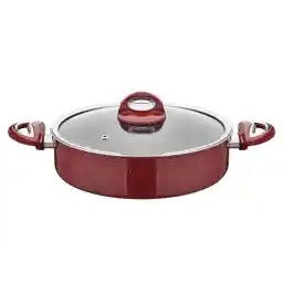 Taç Granit Basık Tencere, 32Cm