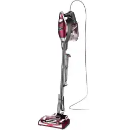 Shark HV322 Rocket Deluxe Pro Corded Stick Vacuum with LED Headlights, XL Dust Cup, Lightweight, Perfect for Pet Hair Pickup, Converts to a Hand Vacuum, with Pet Attachments, Bordeaux/Silver