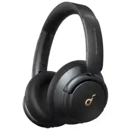 سماعة فوق الاذن بلوتوث ساوند كور لايف Q30 من انكر بخاصية الغاء الضوضاء النشطة - اوضاع متعددة وصوت عالي الدقة ووقت تشغيل يدوم لمدة 40 ساعة وشحن سريع ووسائد لينة ومخصصة للسفر أسود