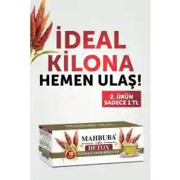 Mahbuba Kilo Vermeye Yardımcı Detox Kinoa Karışık Bitki Zayıflama Çayı ForM Diyet (1 AYLIK KULLANIM) 30X2GR
