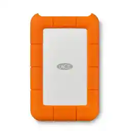 LaCie Rugged USB-C 2TB, Taşınabilir Harici Sabit Sürücü, PC Mac iPad & iPhone, Data Rescue Service (STFR2000800)