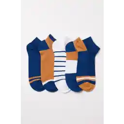 Katia & Bony Erkek Çocuk Çizgili 5'li Patik Çorap