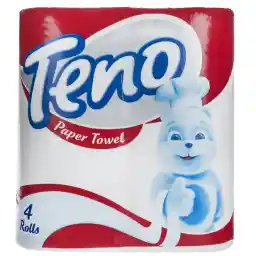 دستمال حوله کاغذی تنو بسته 4 عددی