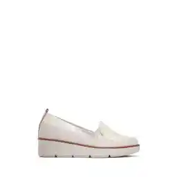 Derimod Beige Leather Women's Loafer - Comfort 24sfd 410414