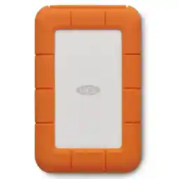 LaCie Rugged USB-C 4TB, Draagbare Externe Harde Schijf, PC Mac iPad & iPhone, Data Rescue Service (STFR4000800)