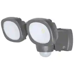 Brennenstuhl Pilli LED Spot Lamba LUFOS / Kablosuz LED Dış Mekan Spotu Pilli ve Hareket Sensörlü, 8 Adet LED Lamba, 2 x 240 Lümen, Dış Mekan için