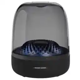 Harman Kardon Aura Studio 4 - Premium Bluetooth Home Speaker with Superior Sound, Diamond-Effect Lighting, and Eco-Friendly Design, HKAURAS4BLKUK, Black