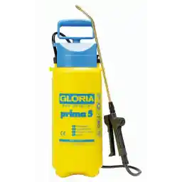 Gloria Prima 5 Pressure Sprayer, Garden Sprayer/Sprayer for Plant Protection, 5 L Filling Capacity, Adjustable Brass Nozzle