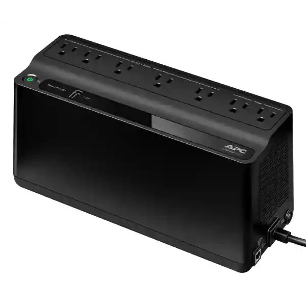 APC UPS Battery Backup and Surge Protector, 600VA/330 Watts Backup Battery Power Supply, BE600M1 Back-UPS with USB Charger Port