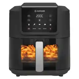 نوتري كوك مقلاة هوائية نحيفة، NC-AFS200، أسود، 7.6 لتر