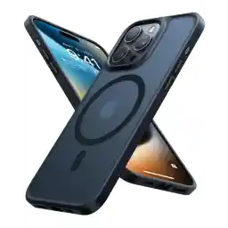 TORRAS iPhone 15 Pro Max Compatible with US Military Standards / MagSafe Case, Includes Magnet, US Military Shockproof, Translucent, Fingerprint, Wireless Charging, Strap Hole Included, Cover for