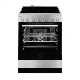 إلكترولوكس ألتيميت تايست 700 طباخ وفرن كهربائي سيراميكي LKR64000BX ـ 60 سم، من الفولاذ المقاوم للصدأ ب 4 مناطق طهي