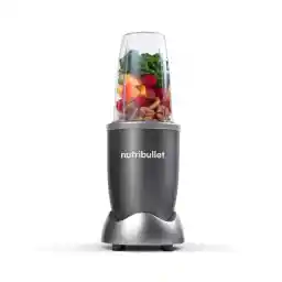 nutribullet Original 600, elektrische blender, shredder, smoothiemaker, multifunctionele blender, vermogen 600 watt, grijs, NB603DG