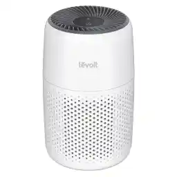 LEVOIT Air Purifiers for Bedroom Home Dorm, 3-in-1 Filter Cleaner with Fragrance Sponge for Better Sleep, Filters Smoke, Allergies, Pet Dander, Odor, Dust, Office, Desktop, Core Mini-P, White