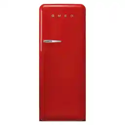 سميغ ثلاجة بباب واحد بتصميم الخمسينيات العتيق FAB28RRD5GA سعة 270 لتر - أحمر