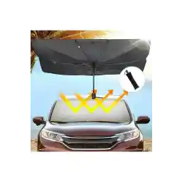 Universal Oto Araba Güneşlik Şemsiye Tip Ön Cam Güneş Önleyici Katlanabilir. Tüm araçlara uygun