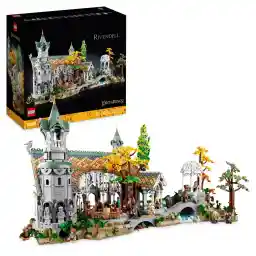 LEGO Icons The Lord of the Rings: Bruchtal - Model Building for Adults - Creative Toy with 15 Mini Figures with Gandalf, Legolas, Aragorn & Frodo - Collectable Construction Toy - 10316